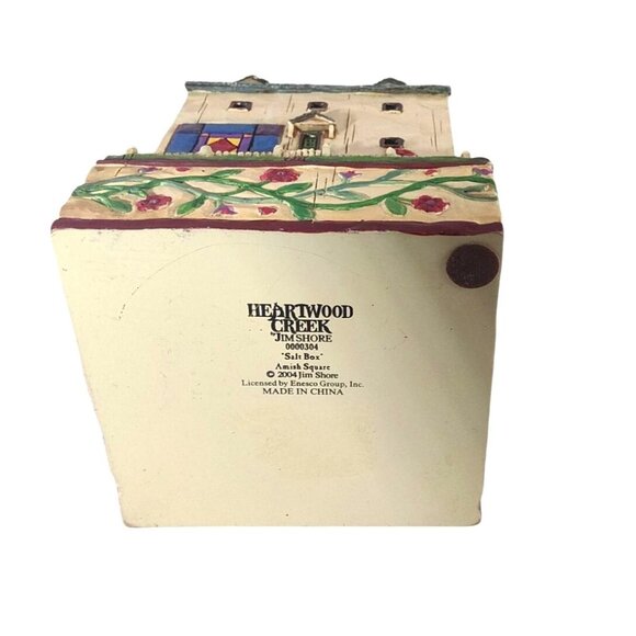 Jim Shore Heartwood Creek 2004 Amish Square Salt Box House Figurine #0000304 - Picture 5 of 10